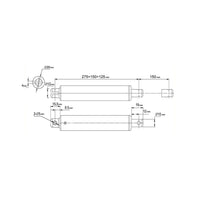 12V 24V Micro Linearmotor Mini Elektrischer Linearantrieb Hub 150MM (Modell: 0041583)