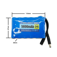 24V Wiederaufladbarer Lithium Batterie Pack 5600mAh