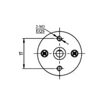 25mm Hoch Drehmoment Getriebemotor 12V Motor Drehzahl Optionale (Artikelnummer: 0041311)