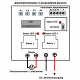 Fernbedienung Zeitverzögerung Funkschalter für DC Motor Linearantrieb (Modell: 0020651)