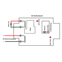 30A Fernbedienung Schalter 1 Kanal DC 8V~80V Eingang Ausgang (Modell: 0020435)