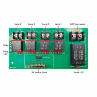 4 Kanal 10A Fernbedienung Funkschalter Set 230V Eingang Ausgang (Modell: 0020220)