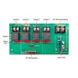 DC 8~80V Wasserdicht Funkschalter 4 Kanal Funk Empfänger (Modell: 0020217)