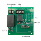 1 Kanal Funkschalter Wechselstrom 230V 10A Funkempfänger (Modell: 0020466)