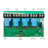 DC 8~80V Funkschalter Funkempfänger 4 Kanal 30A Relais Ausgang (Modell: 0020445)