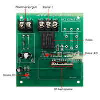 1 Kanal DC 10A Relais Funkschalter Funk Empfänger (Modell: 0020197)
