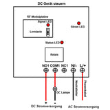 1 Kanal 230V 2300 Watt Funkschalter mit Fernbedienung (Modell: 0020332)