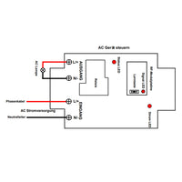 2000 Meter 1 Kanal 230V 30A Funkschalter mit Fernbedienung (Modell: 0020059)