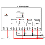 DC 8~80V Funkschalter Funkempfänger 4 Kanal 30A Relais Ausgang (Modell: 0020445)