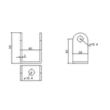 12V 24V 6000N Linearantrieb Hub 350mm mit 1 Kanal Fernbedienung Funkschalter (Modell: 0020591)