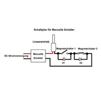 300MM 12V 24V Elektrischer Linearantrieb Einstellbarem Hub (Modell: 0041726)