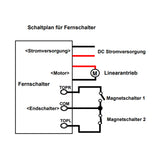 1000MM 12V 24V Elektrischer Linearantrieb Einstellbarem Hub (Modell: 0041735)