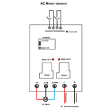 1 Weg 230V 30A Fernbedienung Funkschalter Set Für AC Elektro Motor (Modell: 0020133)