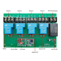 AC 230V Funkschalter Empfänger 4 Kanal 30A Relais Ausgang (Modell: 0020109)