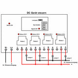 DC 8~80V Funkschalter 4 Kanal 30A Relais Ausgang Funkempfänger (Modell: 0020108)