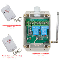 2 Wege 30A Relaisausgang DC 8~80V Funkschalter Mit Fernbedienung (Modell: 0020336)