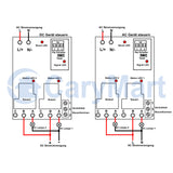 5 Km 2 Kanal 230V Fernbedienung Funkschalter Set Für Motor Linearantrieb (Modell: 0020107)