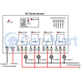 4-Kanal 230V 30A Langstrecken Funkschalter Set mit Fernbedienung (Modell: 0020111)