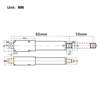 Mikro Elektrischer Linearantrieb 12V Mini Elektrozylinder Hub 10MM