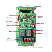 1 Kanal DC 12V 24V 10A Fernbedienung Funkschalter oder funk empfänger