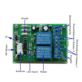 1 Kanal 12V 24V 10A Funkschalter mit Fernbedienung Für Funksteuerung Linearantrieb (Modell: 0020603)