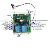 1 Kanal DC 12V 24V Motor Drehzahlregler Mit Fernbedienung Für Motor Steuerung (Modell: 0020151)