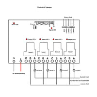 4 Kanal Wasserdicht 30A Funkschalter AC 230V Funkempfänger (Modell: 0020449)