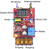 1 Kanal 230V 380V 10A Funkschalter Set mit  Fernbedienung (Modell: 0020069)