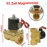 G1 Zoll Magnetventil 12V 24V 230V