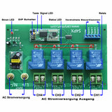 Wasserdicht Fernbedienung Funkschalter Set mit 4-Kanal 230V 30A Ausgabe (Modell: 0020673)