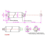 12V 24V Linearmotor Schnelle Geschwindigkeit Elektrischer Linearantrieb Hub 50MM12V 24V Linearmotor Schnelle Geschwindigkeit Elektrischer Linearantrieb